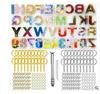 DIY Epoxy Resin Crystal Letter Silicone Set for Key Pendant Crafting