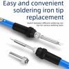 8/10/15Pcs Adjustable Temperature Soldering Iron Kit Anti-slip Soldering Iron Pen  DIY