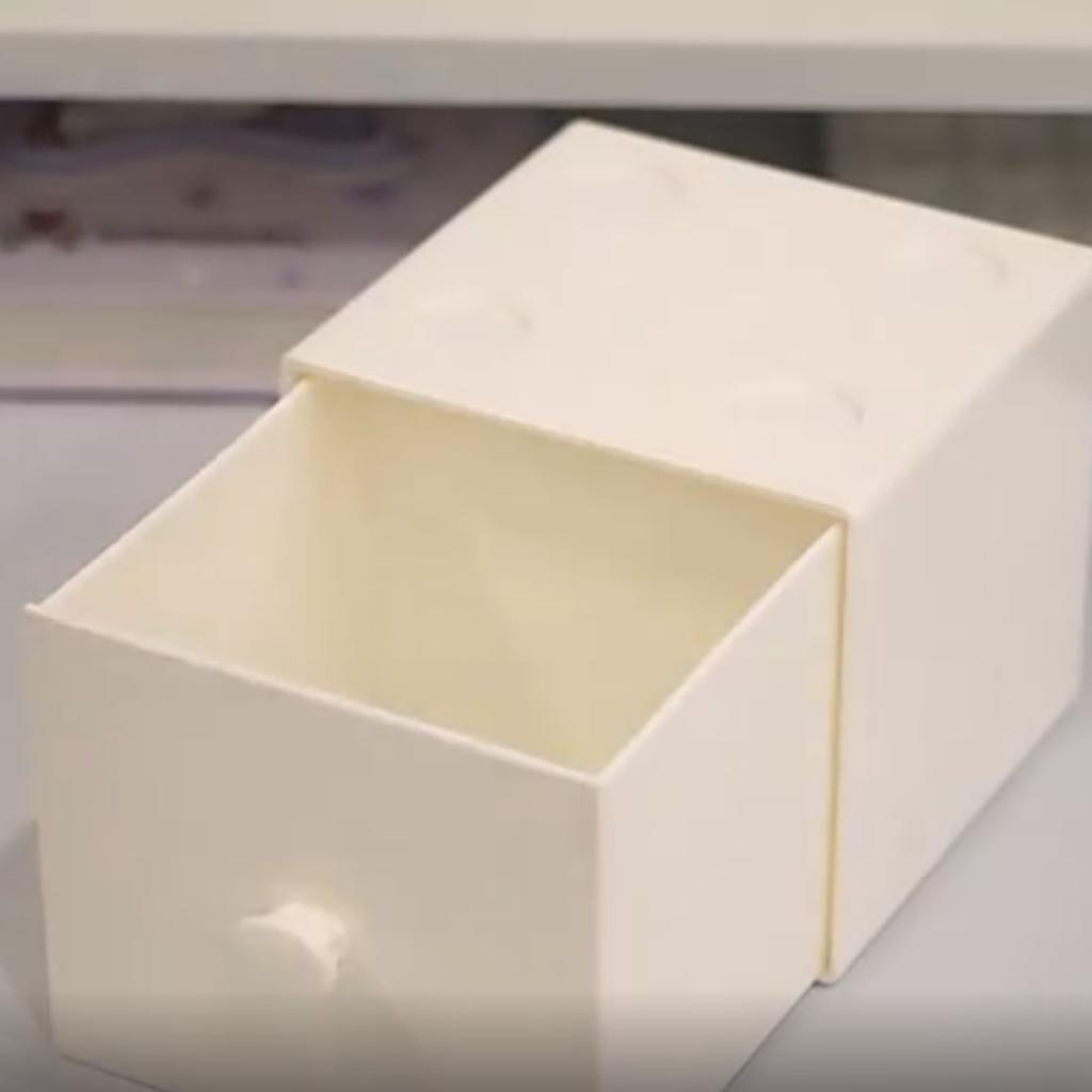 Desktop Storage Box PS    able Desk   Building Block with Drawer for Home Dorm School   Supply Accessory