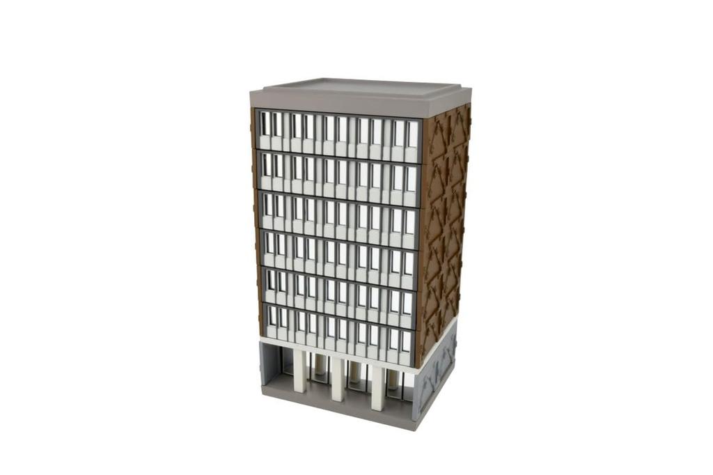 TOMYTEC Building Collection 181 Reinforced Building Diorama Supplies Earthquake-Resistant