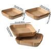 100pcs Waterproof Air Fryer Paper Oilproof Parchment Paper Food-Grade Baking Paper  Kitchen Baking