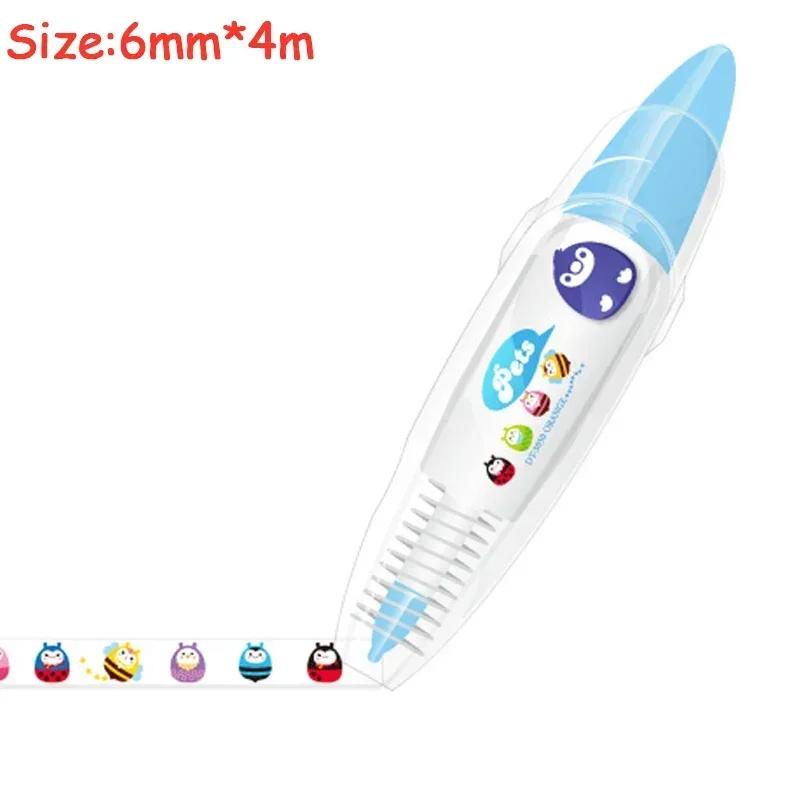 Kawaii Correction Belt Kawaii Accessories Girls Hand Account Decorative Stickers Marker Pen School Stationery Office Supplies