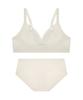 Kodejeukeombainineoweeo Double Up Volume Integrated Seamless Bra And Panty Set_Skin