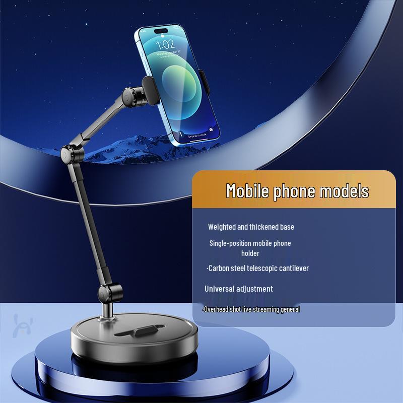 Professional Overhead Mobile Phone Holder for Live Streaming, Food Photography, and Video Recording