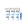 [NONIO] [Quasi-drug] Toothpaste Clear Herb Mint 130g x 3 + Floss included. Toothpaste that kills bad breath-causing bacteria and prevents cavities.