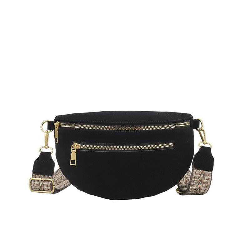 Geantă de Piept la Modă, Geantă de Talie cu Curea Lată pentru Umăr, Geantă Șa cu Capacitate Mare, Geantă Crossbody