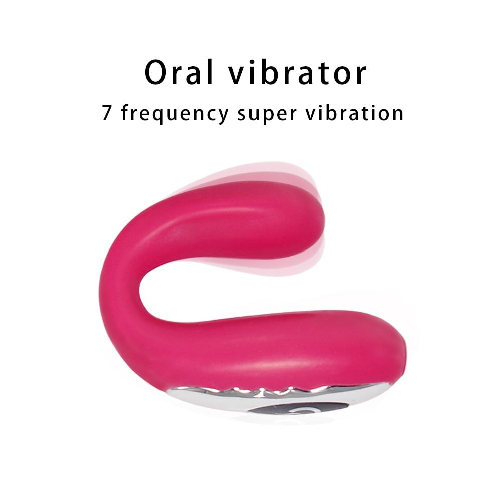 7 Speed Usb Rechargeable Mini Mouth  Massager For Women Wearable Toy Clitoral S