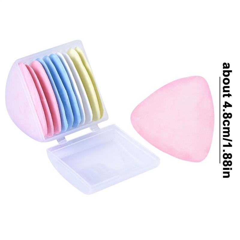 10pcs Set Fabric Tailors Chalk Erasable Fabric Marker Patchwork Clothing Pattern Marker Scratching Cutting Powder