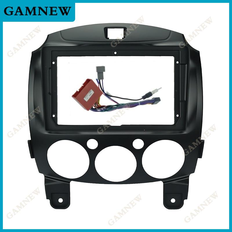 9 Inch Car Frame Fascia Adapter For Mazda 2 Demio 2007-2014 Android Radio Dash Fitting Panel Kit