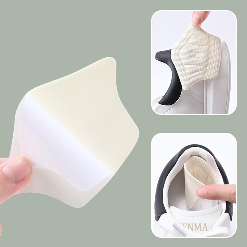 3pairs Multi Functional Self-Adhesive Heel Sticker, Anti-Wear And Anti Drop Heel Can Be Cut, Adjustable Shoe Size Artifact Half Size Sticker