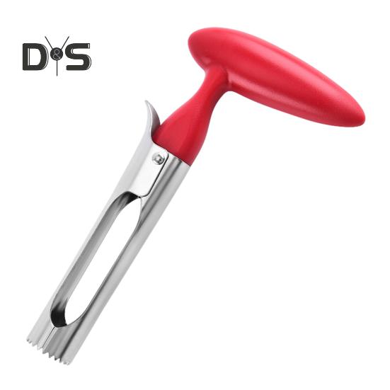 Herramienta para Quitar el Corazón de la Fruta con Cuchillas Serradas Afiladas Fácil de Usar Portátil Multifunción Cortador de Fruta Descorazonador