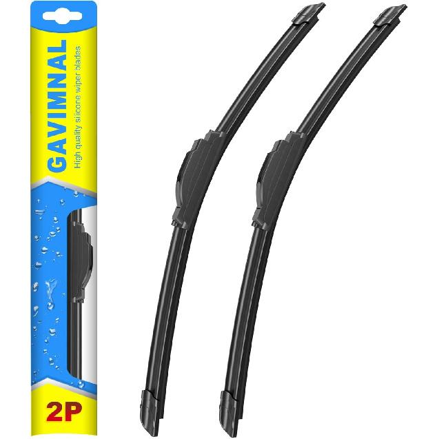 Gavimnal® 26"+22" Silicone Wiper Blades Replacement For Toyota Venza 2009-2015 Honda Civic 2006-2015 Odyssey 2005- Lexus RX350 2007-2015,All-Season