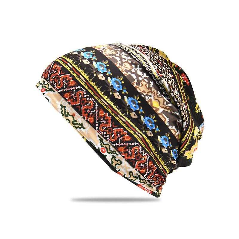 Hat Headscarf Printing Outdoor Breathable Warmth Bean Cap Unisex Hat Fashion