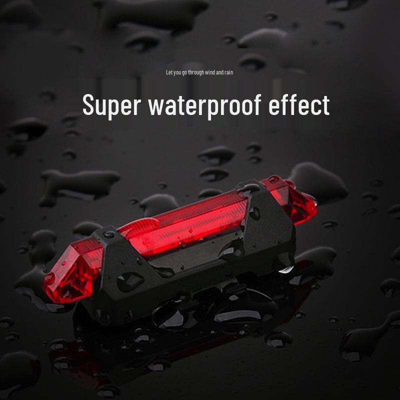 Rechargeable LED Tactical Helmet Light, Colorful Detachable Strobe In Red and Blue.