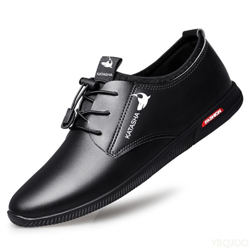 Fashion 2025 Versatile Men's leather Shoes Casual British formal shoe Fashion breathable Male shoes Business Comfort Flats Homme Zapatos