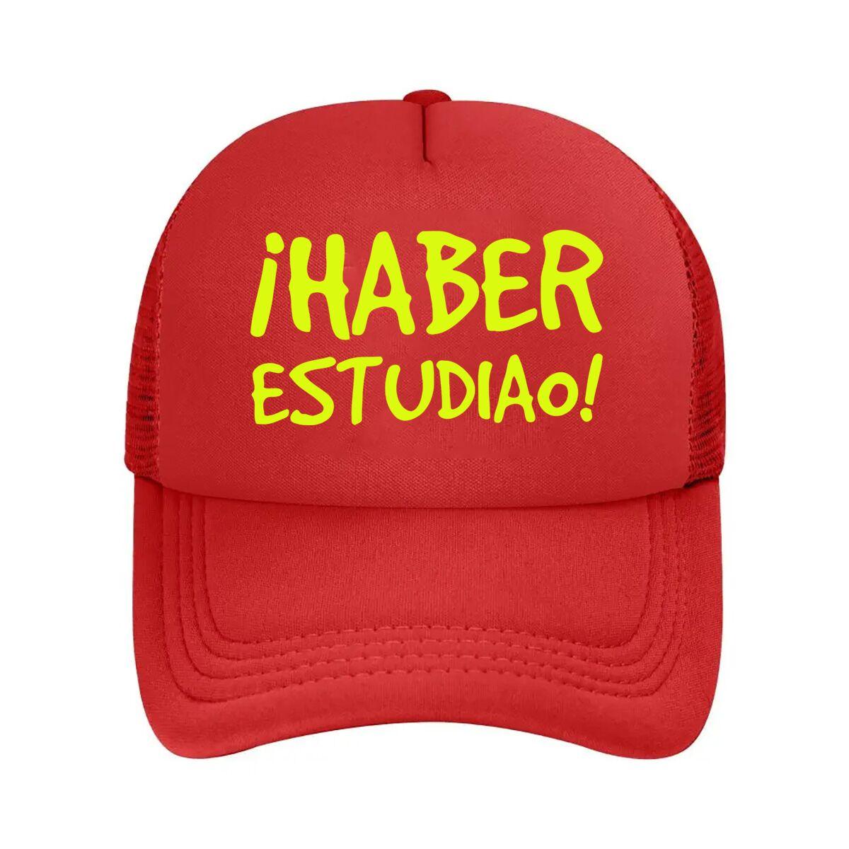 iHaber Estudio Bold, Colorful Typography Graphic Art Mesh Baseball Cap One Size