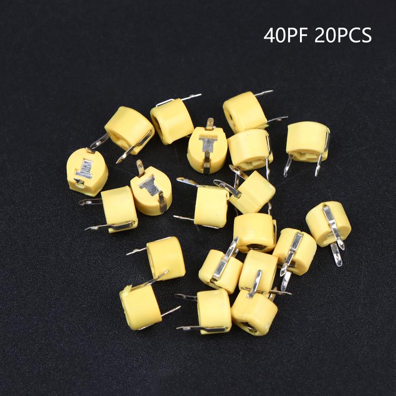 Latest Adjustable Capacitor Plastic Trimmer 3PF 5PF 10PF 20PF 30PF 40PF 50PF 60PF 70PF 120PF Adjustable Variable Capacitor