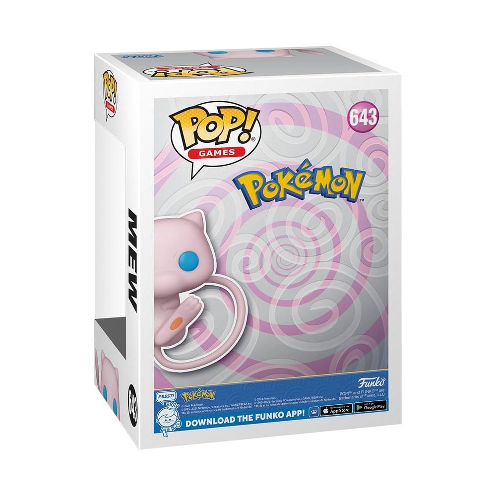 Funko Video Game Pokémon Mew Collectible Vinyl Figure Gift Idea Official Toys for Kids and Adults