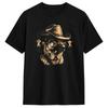 Gerunisex Shepherd Western Graphic Cowboy Dog Smoking Humor Tshirt Beach Fashion Tshirts Pure Cotton Crew Neck Plus Size Tees