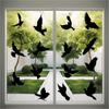 62KD 16x Window Clings Hummingbird Window Stickers Glass Door Decals Preventing Bird