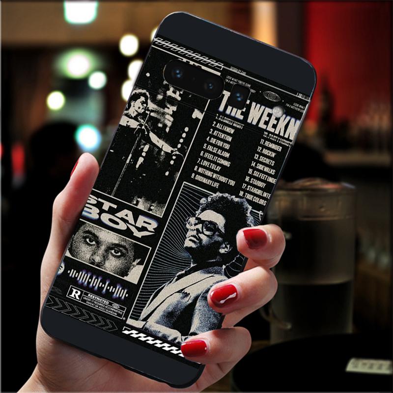 For Google Pixel 10 9 Pro XL Silicone Phone Soft Case For Google Pixel 9A 8A 7A 6A 5 Cover Shell The Weeknd New Poster album