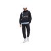 Jordan Brooklyn Letter Print Fleece Cuffed Knit Sports Pants Women pants Black FN5441010