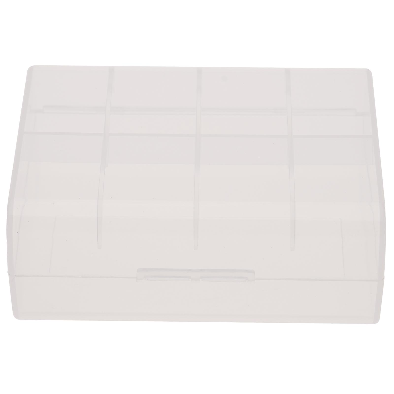 

Прозрачный футляр для хранения батарей для 2x26650 Контейнер для батарей Защитите свои батареи, предотвратите короткое замыкание и пыль A