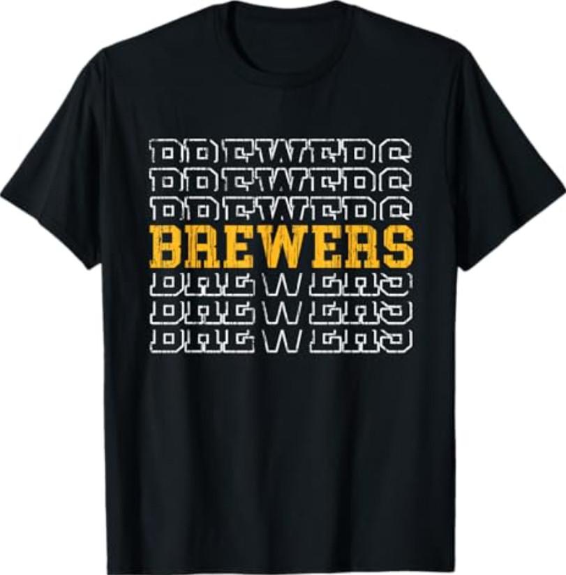 Brewers Vintage Gift T-Shirt XL