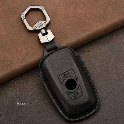 Leather Car Remote Key Case Cover for BMW 1 2 3 4 5 6 7 Series X1 X3 X4 X5 X6 F30 F34 F10 F07 F20 G30 F15 F16 Protection Shell