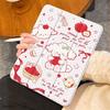 Cover Pencil Holder Funda for Samsung Tab A9 8.7" Plus 11" Flip Smart Cover for S7 S8 S9 11 Plus S10 S9 12.4 Inch Cartoon Puppy