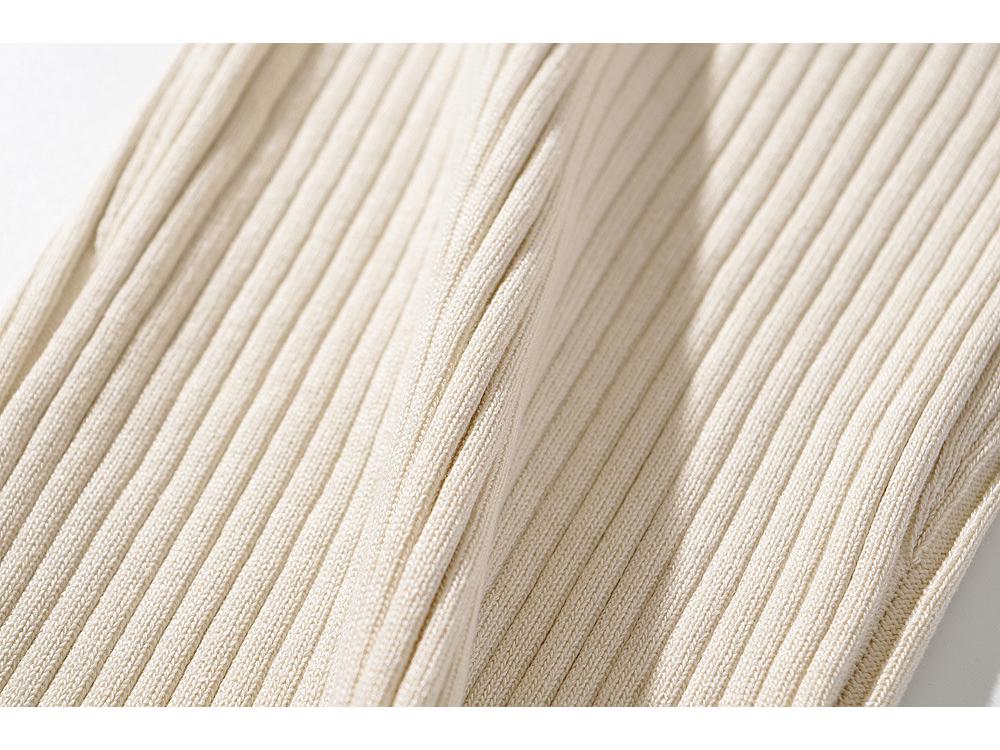 Women's Multi-Color Ribbed Knit Camisole Dress - Slimming, Stretchy, Close-Fitting, Simple Inner Wear