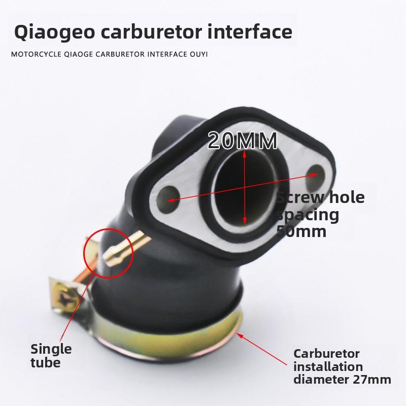 Suitable for carburetor Joint for Yamaha, Euro I/II/III Emission, High-Quality Rubber, Good Sealing, Easy to Install.