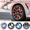 4Pcs ABS Wheel Center Cap Badge 56 60 65 70mm For BMW M Power M2 M3 M4 M5 M6 M Competition  Glossy Black Silver Tuning Accessory vdkc30