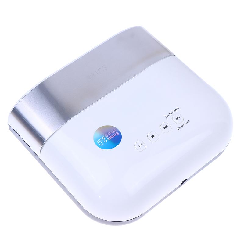 Nail Dryer Smart 2.0 48W Uv Led Lamp Nail With Smart Timer Memory Invisible Digital Timer Display Nail Drying Machine
