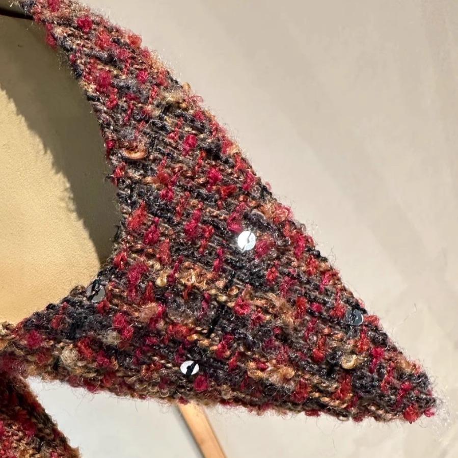 Xiaoxiangfeng high heels women's 2025 early spring color matching pointed tip thin heel not tired feet shallow mouth single shoes versatile women's s