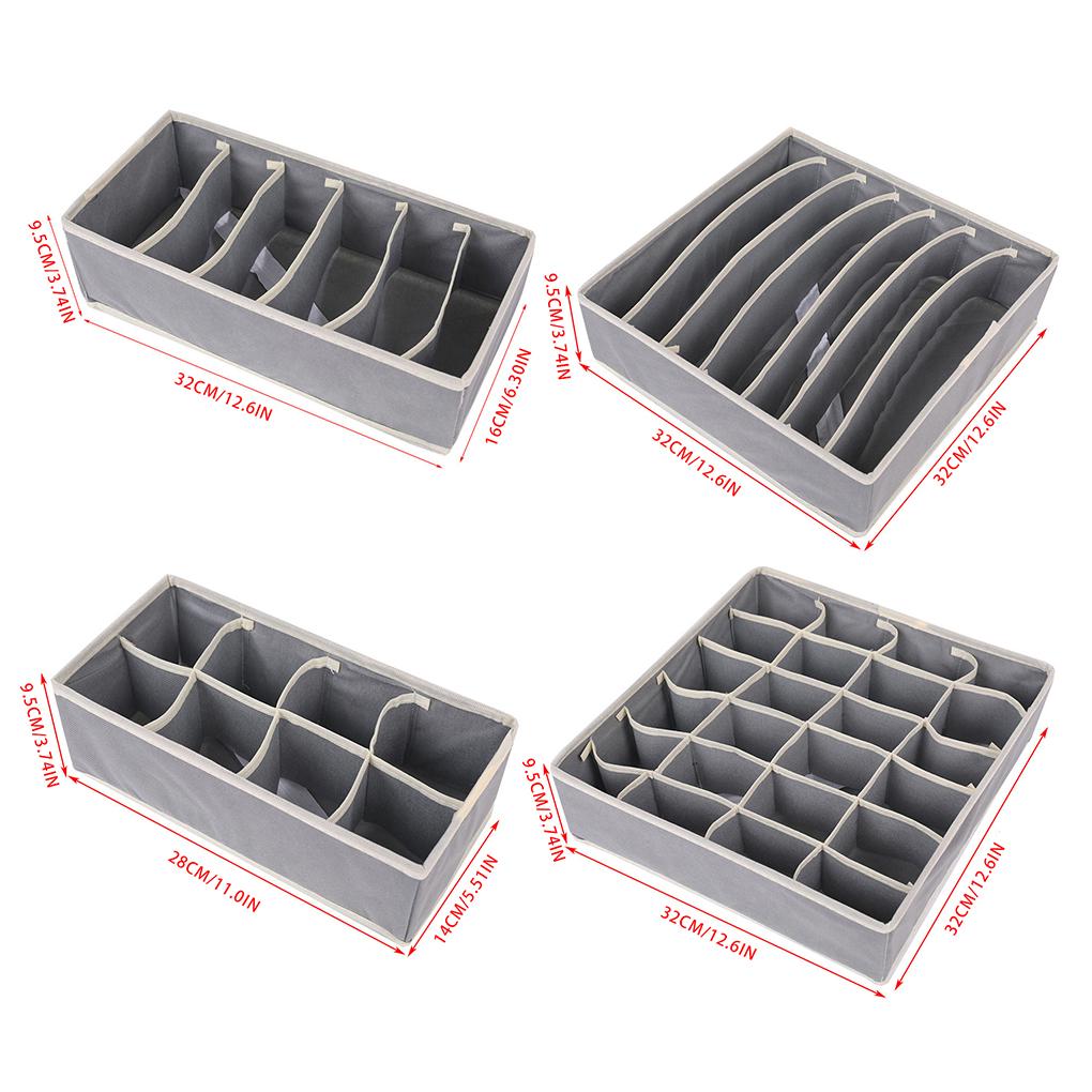 Schubladen Unterwäsche Organizer Zuhause Kleiderschrank Schublade BH Vliesstoff Aufbewahrungshalter Box