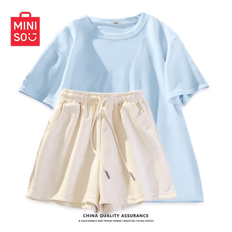MINISO Women's Summer Cotton Short Set