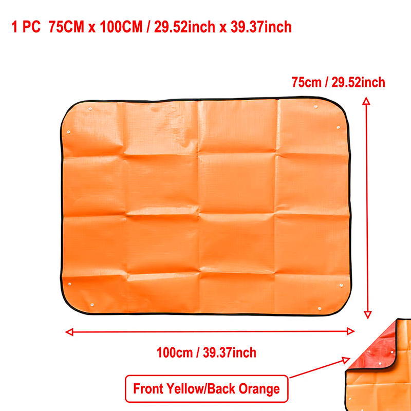 PE square garden mat for plants waterproof for transplanting flower pots Pot mat Garden folding Ripotting Anti-dirt cloth