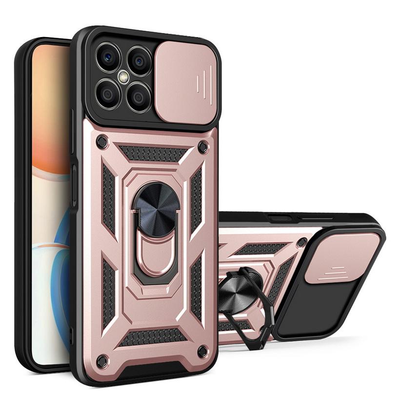 Camera Protect Case for Honor X7A X8A X8 X9 X7 X6 Honor 70 50 X30 X30i 50 SE Armor Hybrid Ring Back Cover Fundas