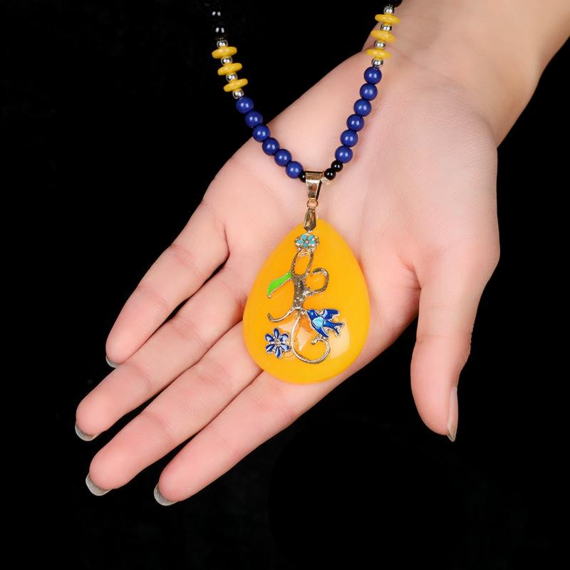 

Японський та корейський кулон-золота рибка: Креативна жіноча етнічна стиль alloy ланцюжок для светра прикраса