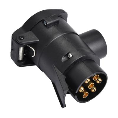 7- bis 13-poliger Autoanhängerstecker Buchsenadapter Konverter Wohnwagen Anhängerkupplung Abschleppanschluss 12V