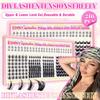 Flexible D Curl Eyelash Clusters DIY for Personalizing Lash Length and Volume