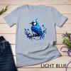 Blue Jay Geometric Patten Art,Cute Blue Jay Bird Lover Tee Unisex T-shirt 6