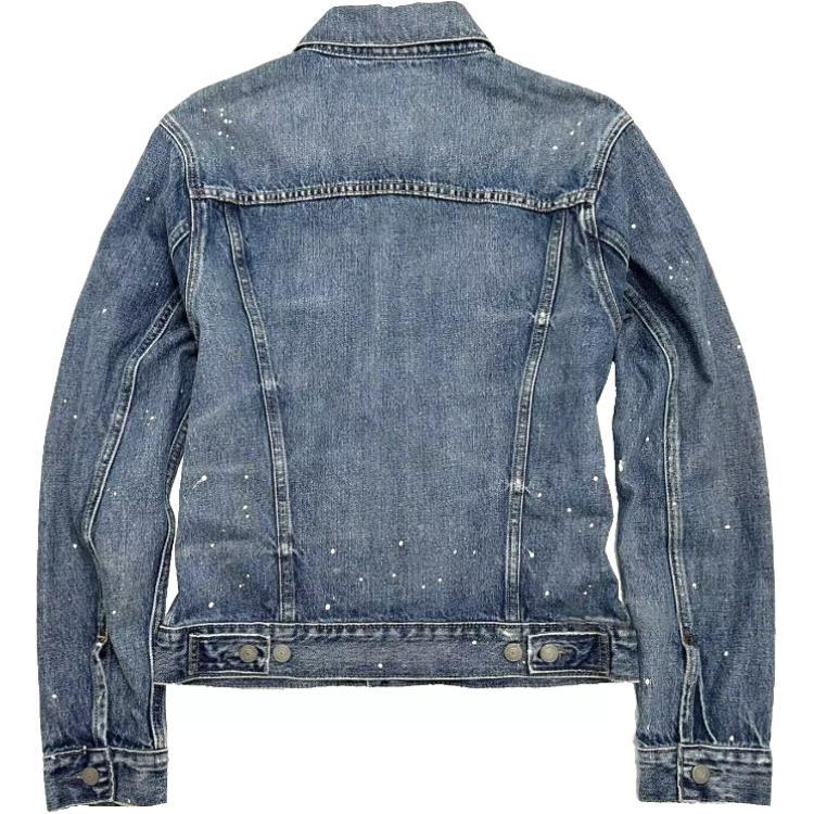 Polo Ralph Lauren Ss23 Lapel Single-Breasted Long Sleeve Denim Jacket Men Jackets Blue 710900010001