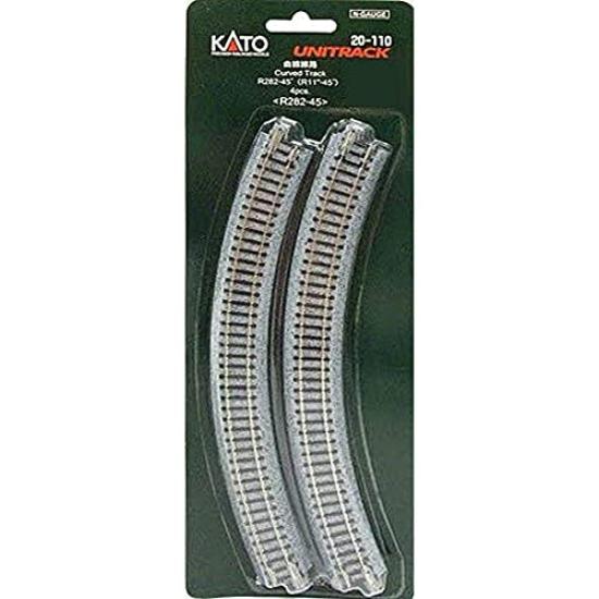 KATO N gauge curved track R282-45° (4 pieces) 20-110 Railway model supplies