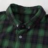 Erkek Düğme Aşağı Gömlek Casual Flanel Ekose Slim Fit Uzun Kollu Yayılmış Yaka Hafif Üstler