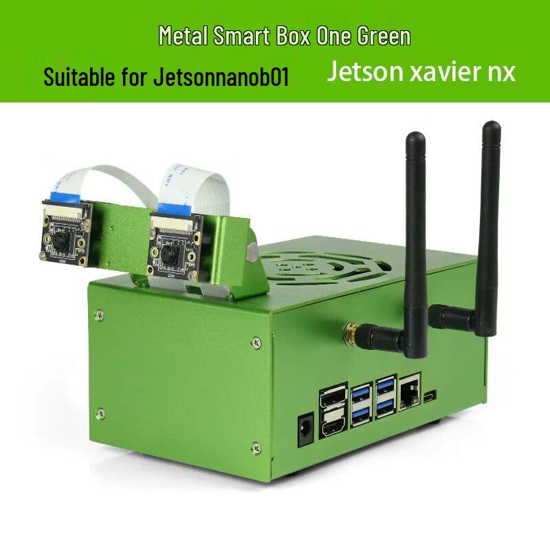 CreateBlock Охлаждающий вентилятор для NVIDIA Jetson Nano/Xavier NX B01 Металлический корпус N/A