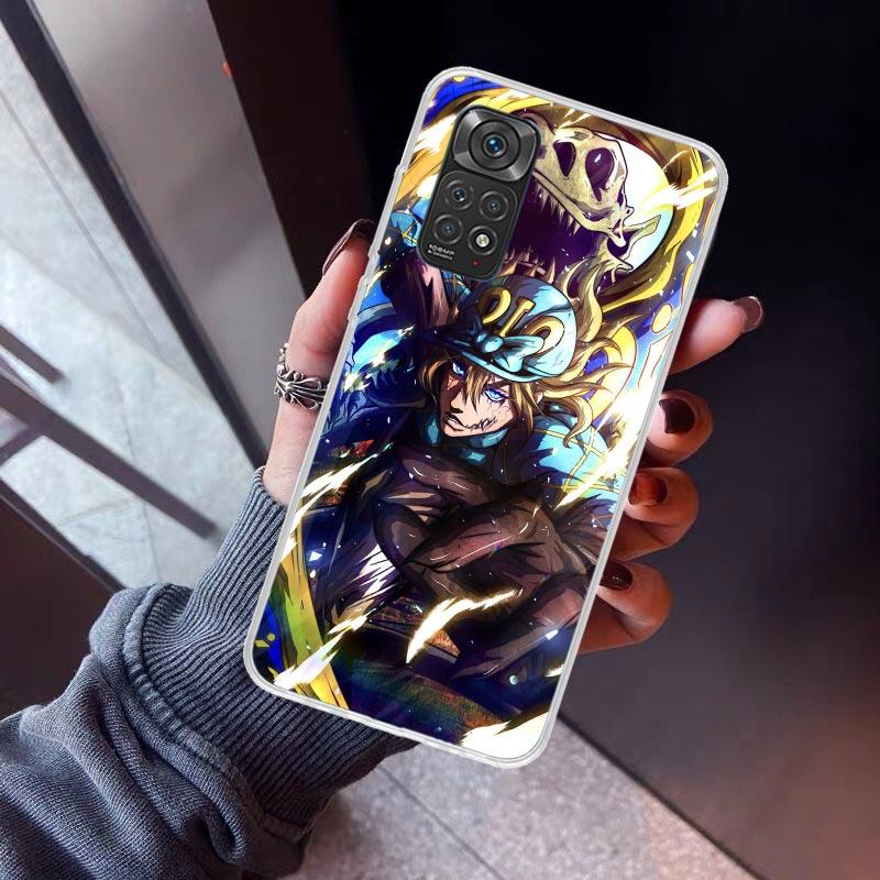JoJo Adventure Dio Diego Brando Phone Case For Xiaomi Redmi Note 10 11 12 13 14 15 Pro Plus 11S 12S 14S 11T 11E 10S Soft TPU Bac