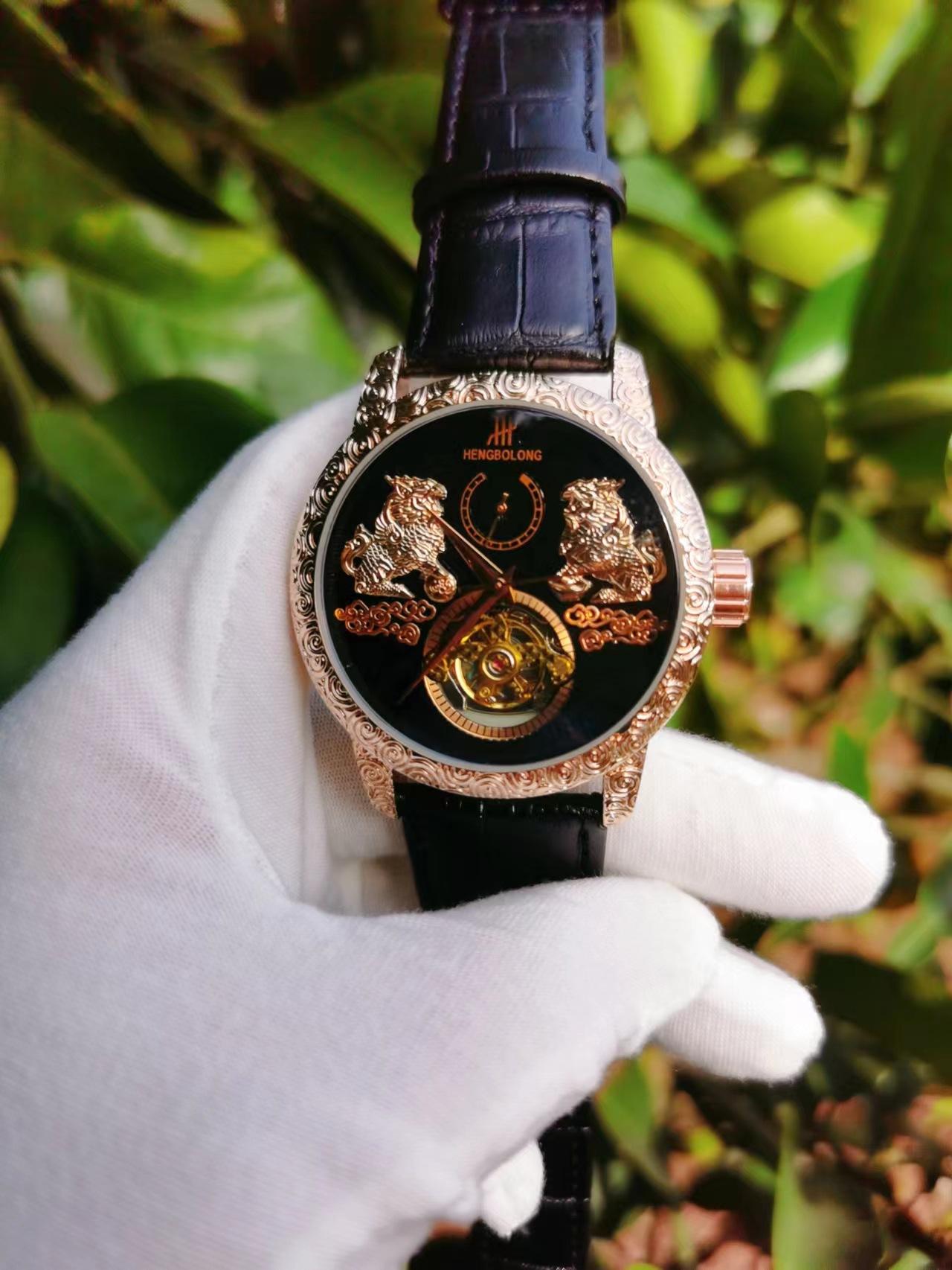 Double Unicorn Tourbillon Mechanical Large Plate