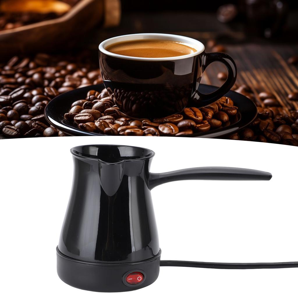 Elektrische Türkische Kaffeekanne 300ML Schnelle Gleichmäßige Erhitzung Edelstahl Türkische Elektrische Kaffeemaschine für Gelben Wein T EU-Stecker 220V
